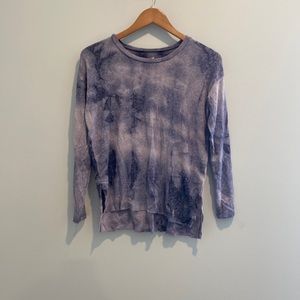 Purple tye dye long sleeve